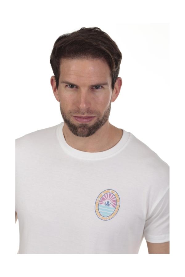 the time of bocha polo team Camiseta Adventure Hombre The Time Of Bocha QV1C06 Blanco Descuento por venta flash