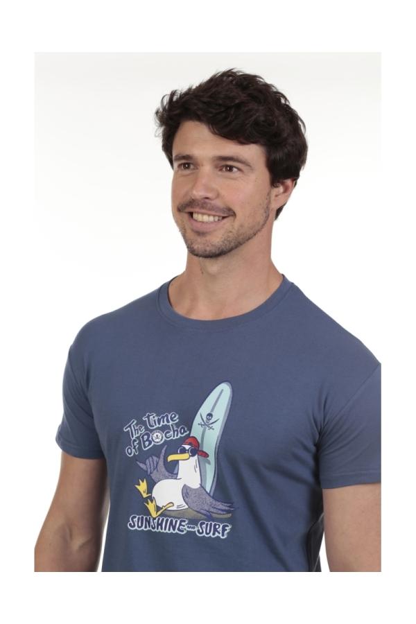 the time of bocha polo team Camiseta Surf Hombre The Time Of Bocha QV1C05 Denim Ofertas de temporada