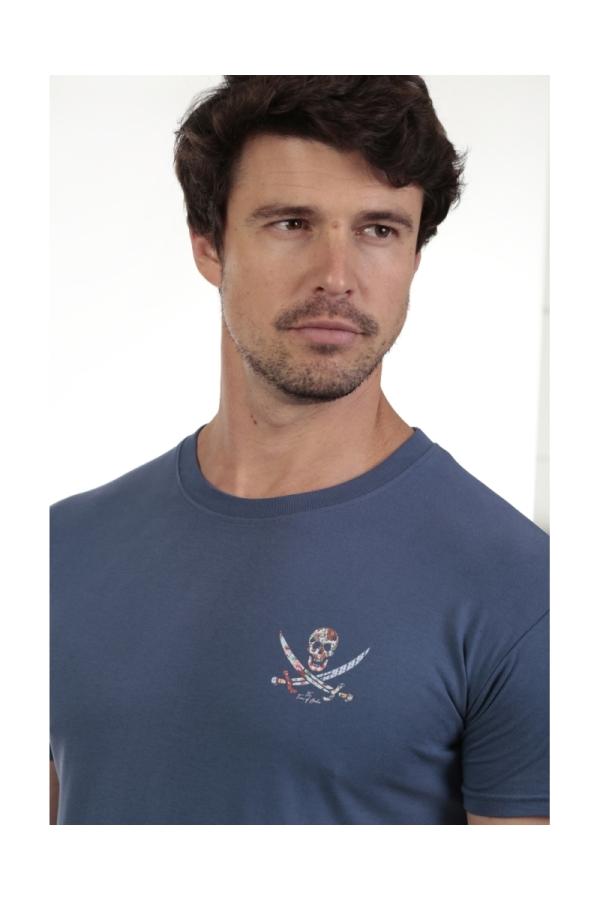 the time of bocha polo team Camiseta Patch Bocha Hombre The Time Of Bocha QV1C02 Denim En línea