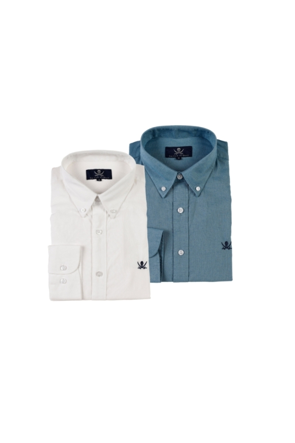 the time of bocha polo team Pack 2 Camisas Lino Hombre The Time Of Bocha QV1PK.CS 401-404