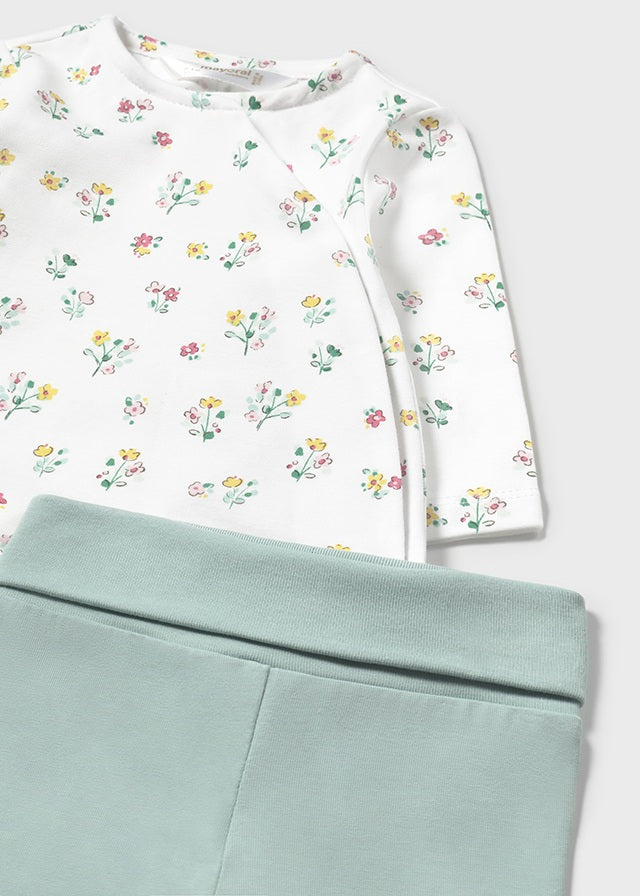 tiamia Conjunto polaina y camiseta manga larga estampado recién nacida ÚLTIMAS EDICIONES