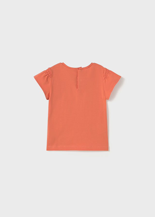 tiamia Camiseta m/c bordado bebé niña Último día