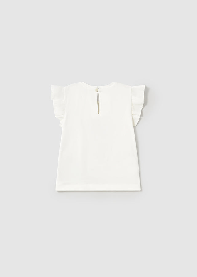 tiamia Camiseta manga volante bebé Promoción por tiempo limitado