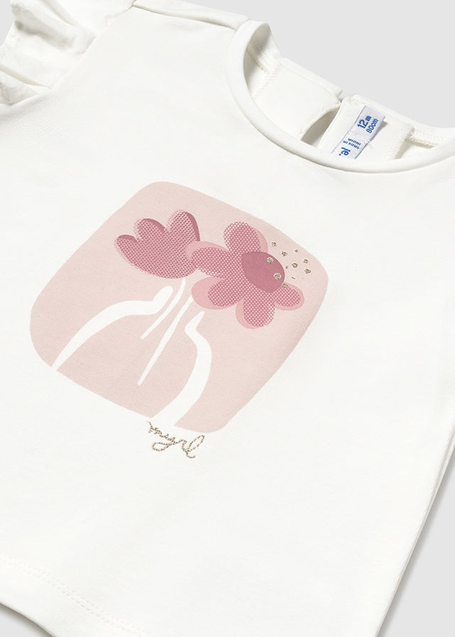 tiamia Camiseta manga volante bebé Promoción por tiempo limitado