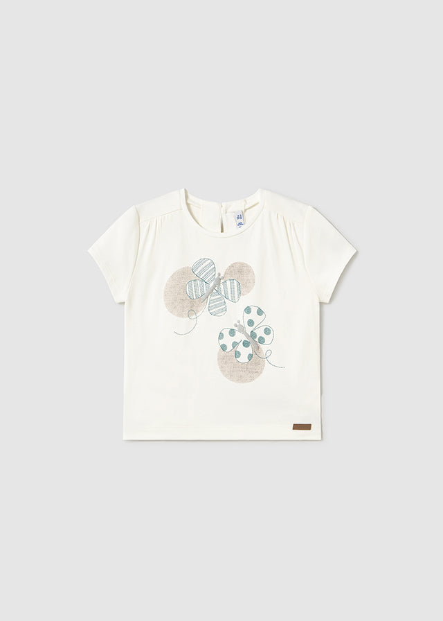 tiamia Camiseta m/c bebé niña Solo hoy