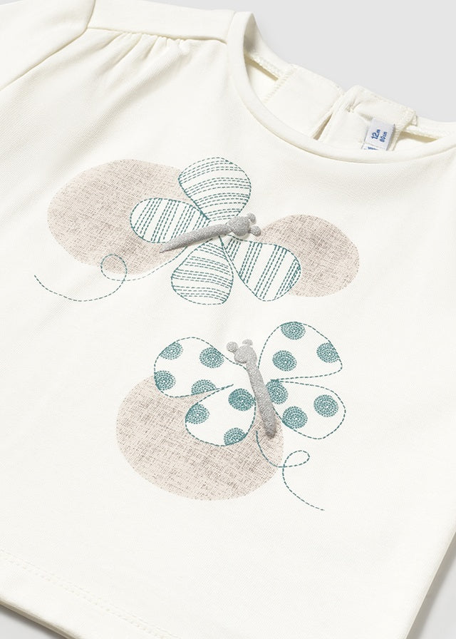 tiamia Camiseta m/c bebé niña Solo hoy
