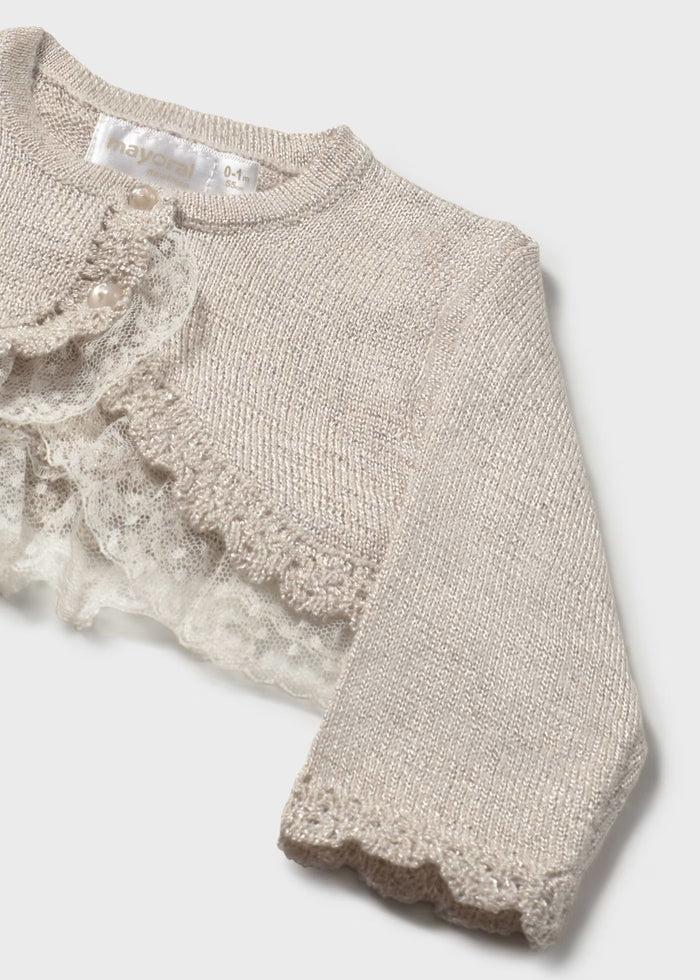 tiamia Rebeca tricot ceremonia recién nacida En oferta