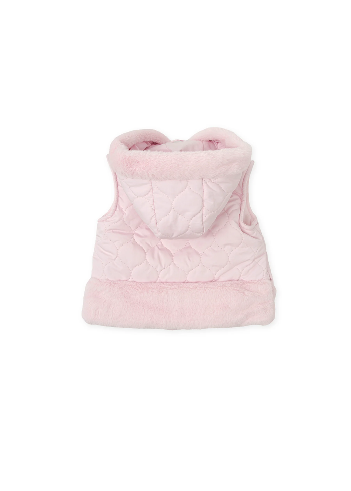 tiamia Chaleco con capucha rosa niña Rebajas baratas
