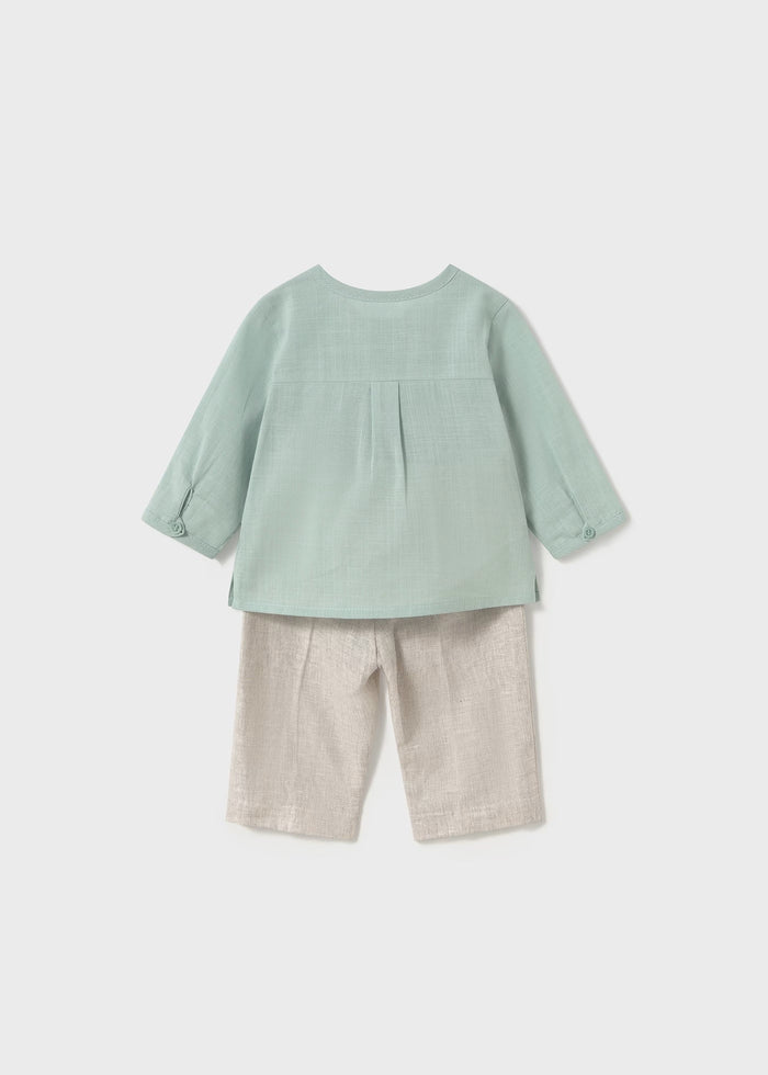 tiamia Conjunto pantalón largo y camisa recién nacido Grandes descuentos
