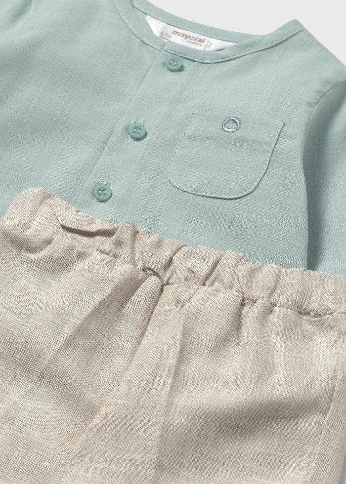 tiamia Conjunto pantalón largo y camisa recién nacido Grandes descuentos