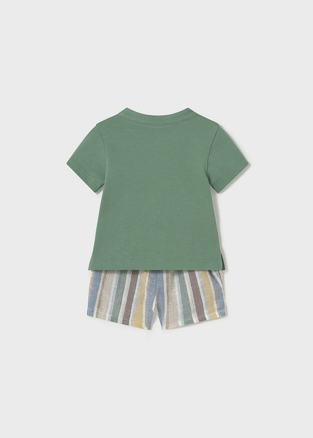 tiamia Conjunto pantalón corto y polo recién nacido Envío internacional gratuito