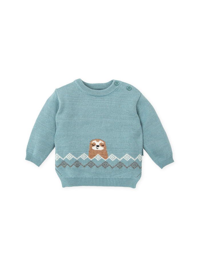 tiamia Jersey tricot verde mar niño Tienda