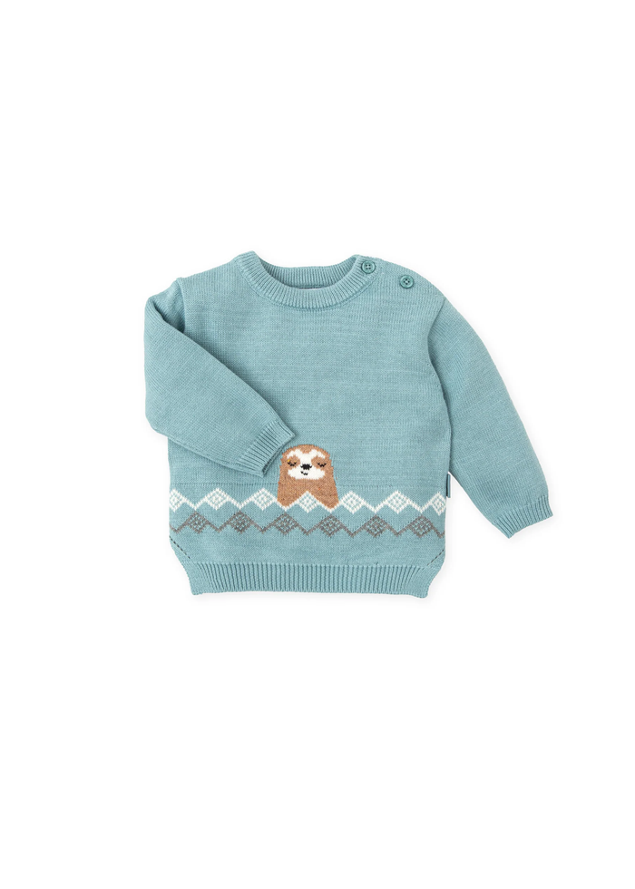 tiamia Jersey tricot verde mar niño Tienda