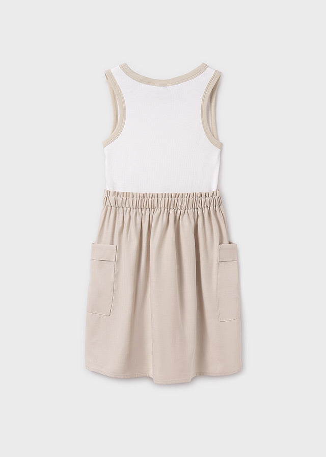 tiamia Vestido combinado cargo chica Ofertas de temporada
