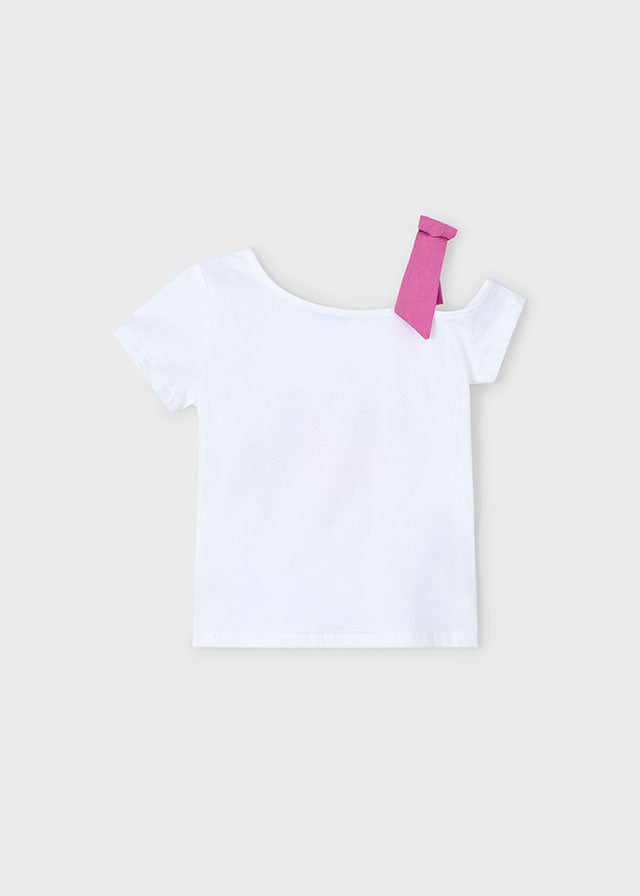 tiamia Camiseta m/c asimétrica niña Liquidación