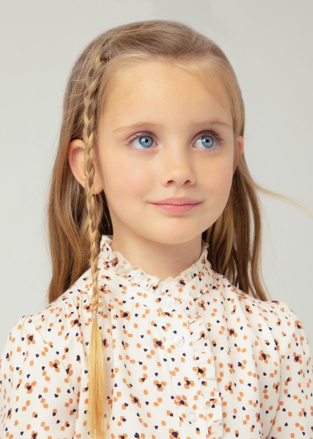 tiamia Blusa estampada volantes niña Últimos 2 días