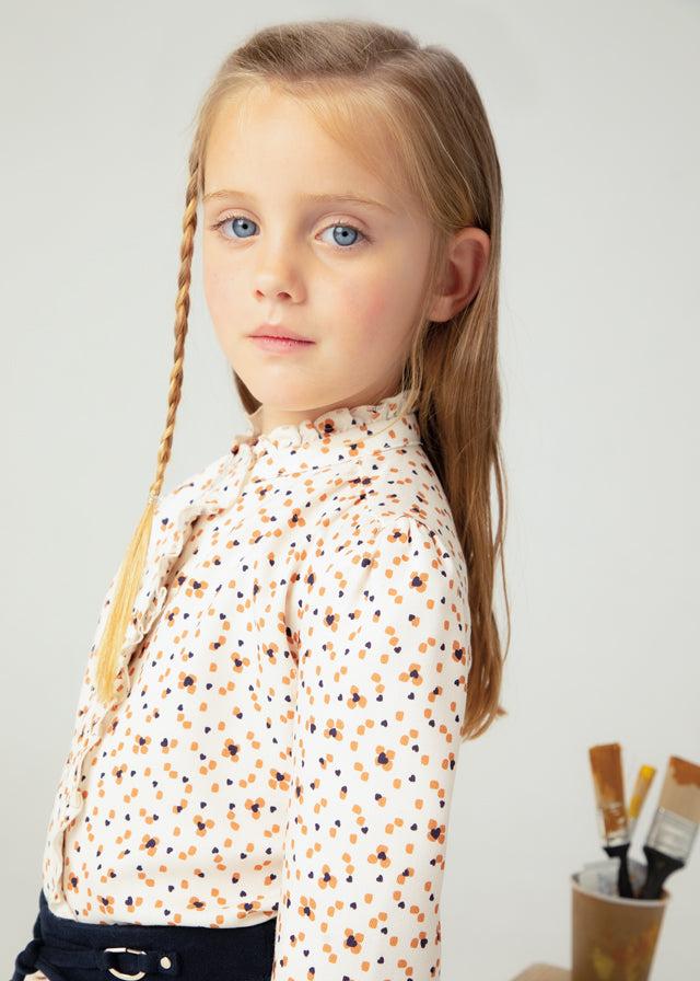 tiamia Blusa estampada volantes niña Últimos 2 días