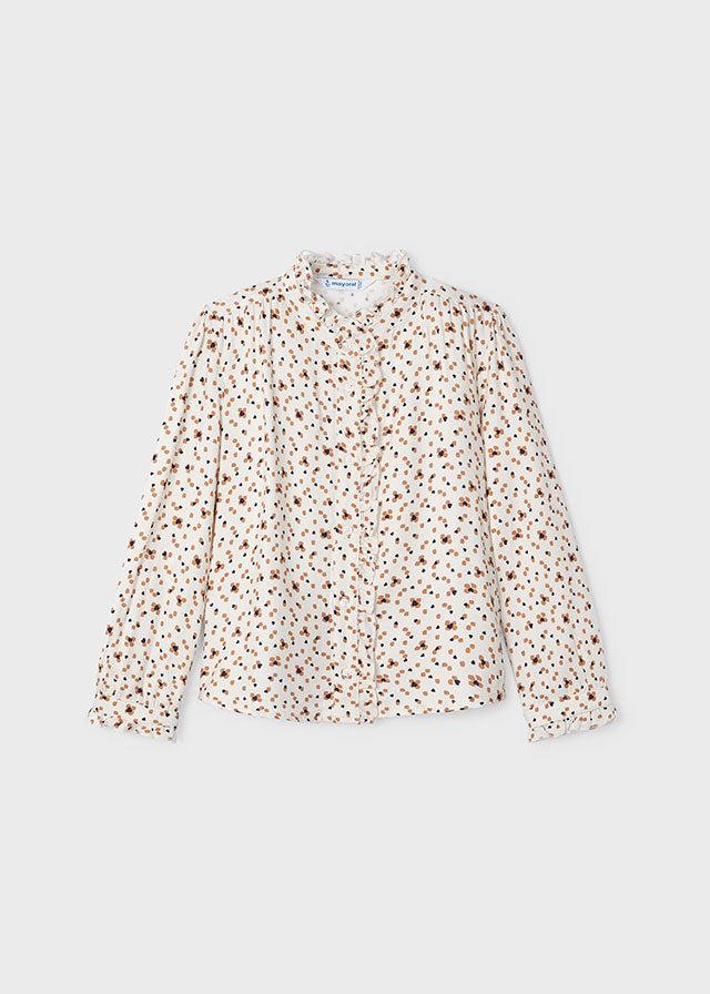 tiamia Blusa estampada volantes niña Últimos 2 días