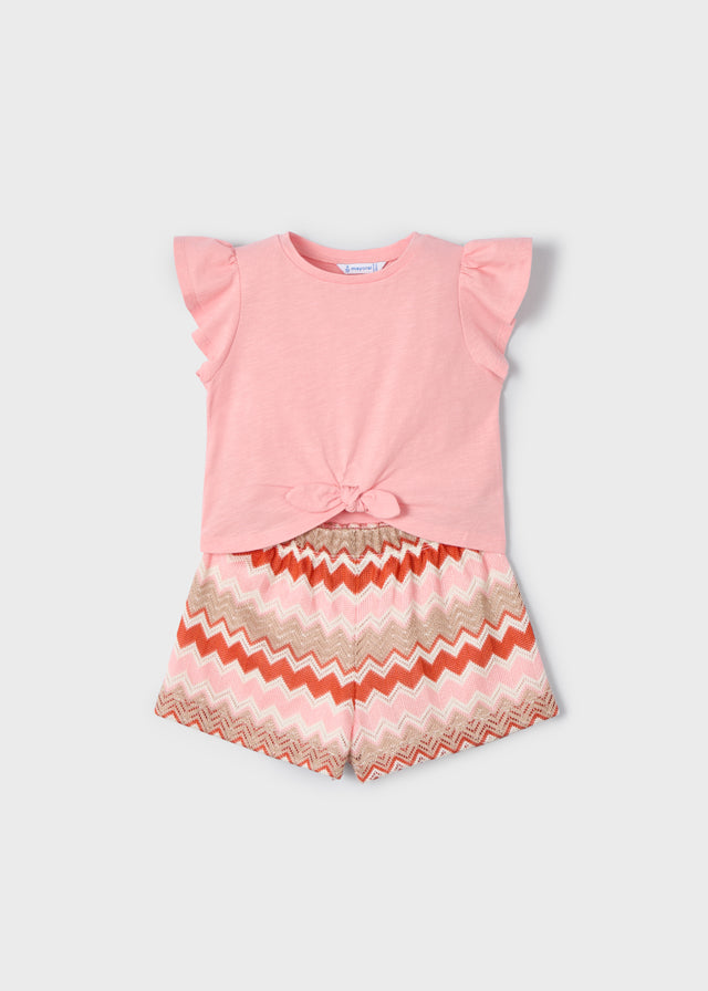 tiamia Conjunto short punto fantasía niña En oferta