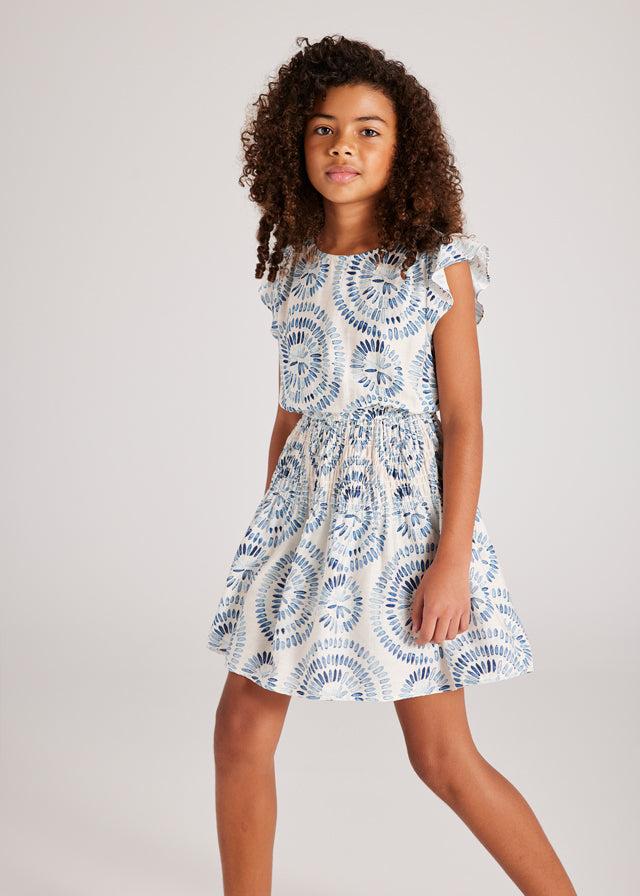 tiamia Vestido viscosa estampado chica Rebajas baratas