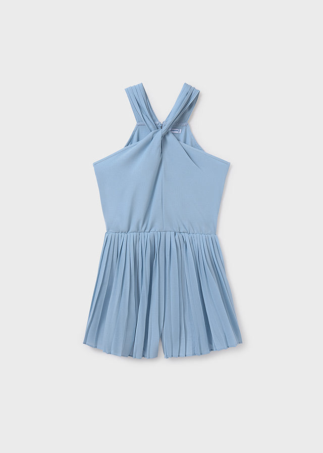 tiamia Mono corto crepe plisado chica Rebajas de fábrica