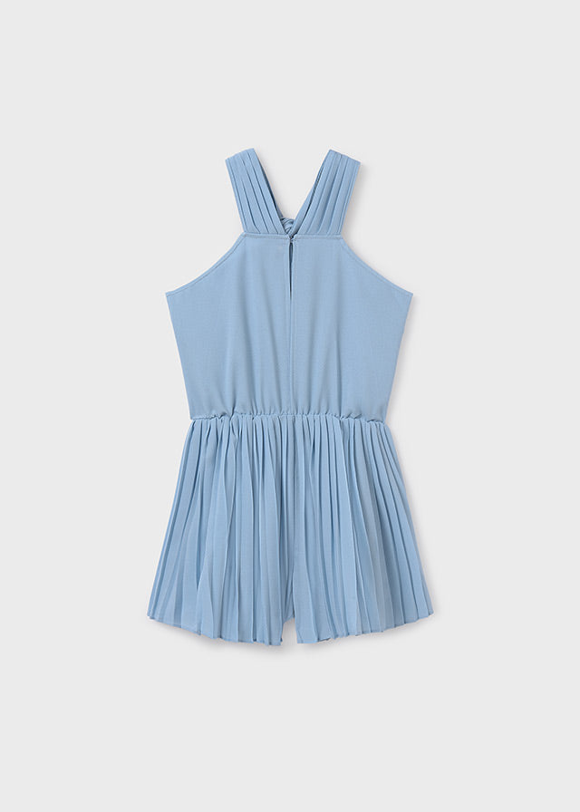 tiamia Mono corto crepe plisado chica Rebajas de fábrica