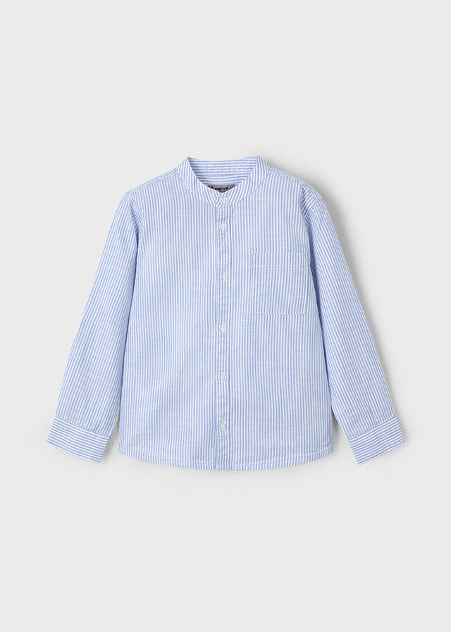tiamia Camisa m/l cuello mao rayas niño Rebajas