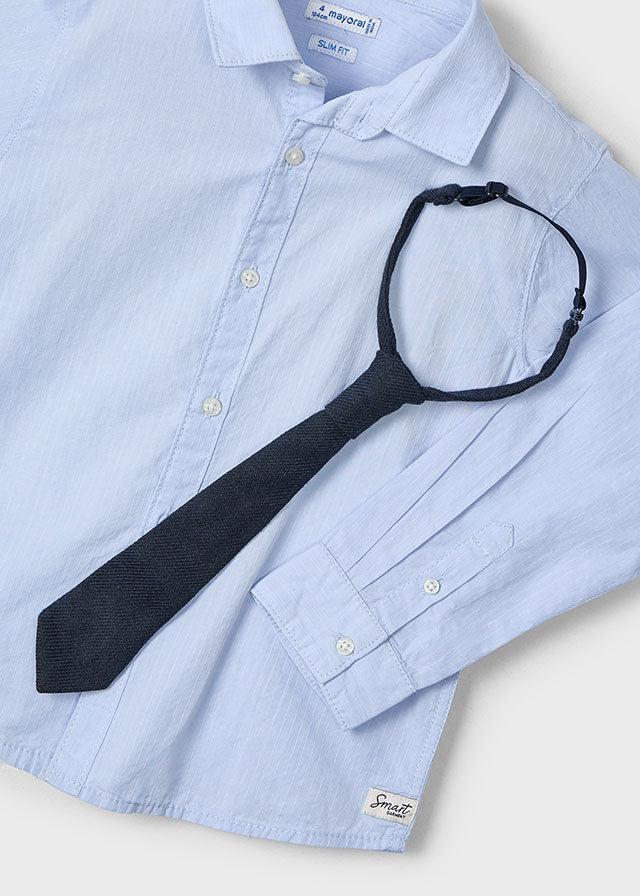 tiamia Camisa con corbata niño En oferta