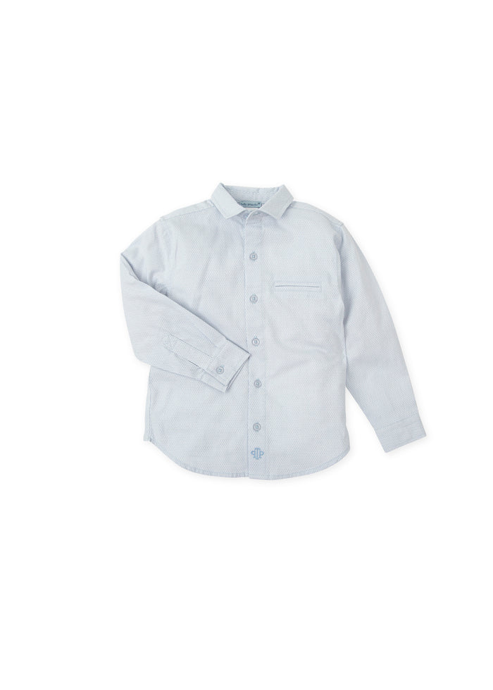 tiamia Camisa manga larga lisa porcelana niño Rebajas de fábrica
