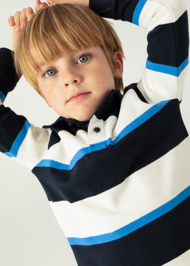 tiamia Polo m/l rayas niño Descuento