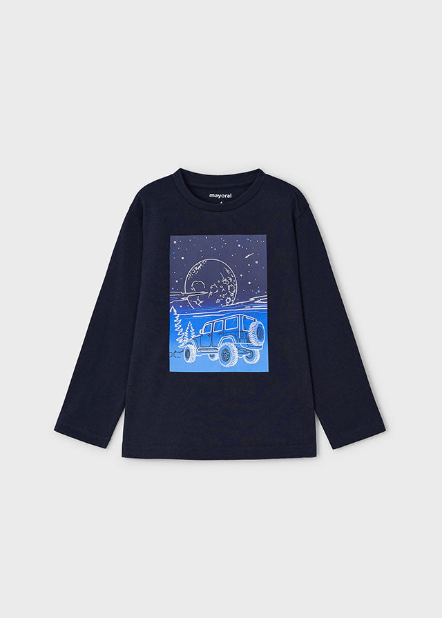 tiamia Camiseta m/l glow in the dark niño Tienda