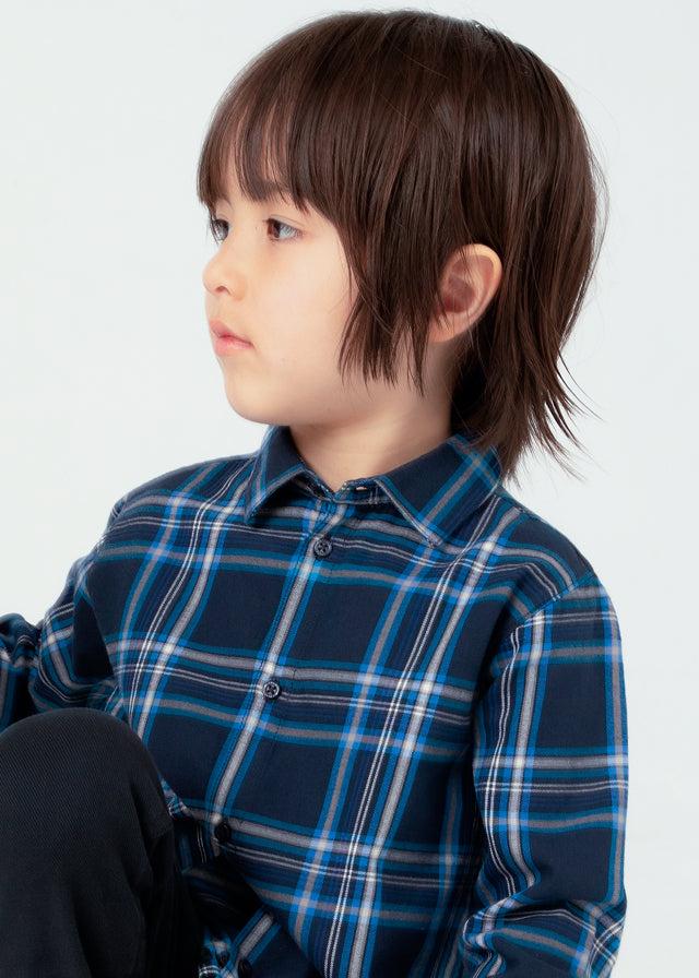 tiamia Camisa m/l cuadros niño Liquidación