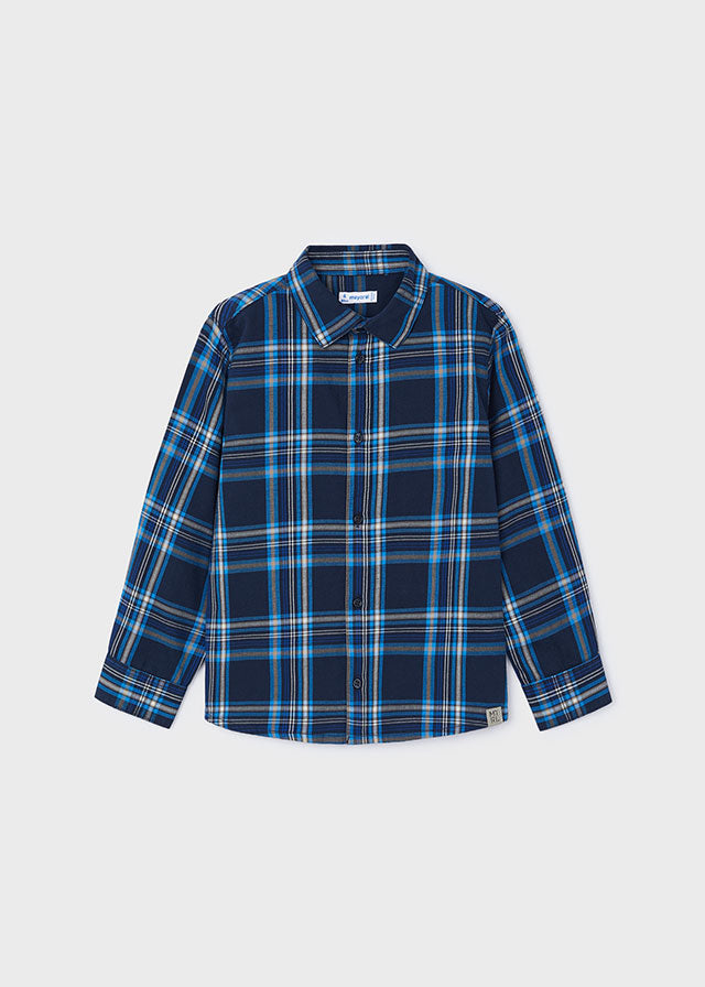 tiamia Camisa m/l cuadros niño Liquidación