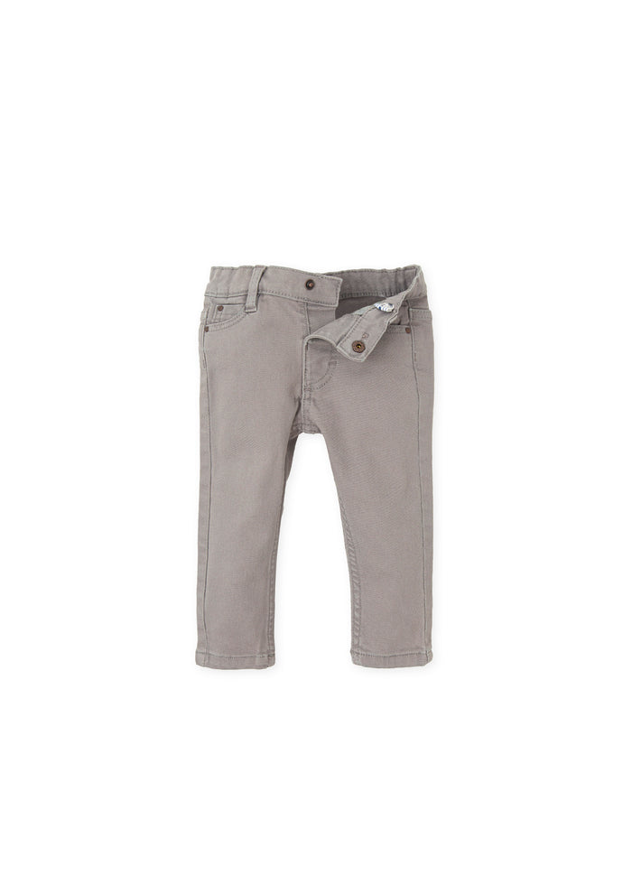 tiamia Pantalón 5 bolsillos gris niño COMPRAR AHORA