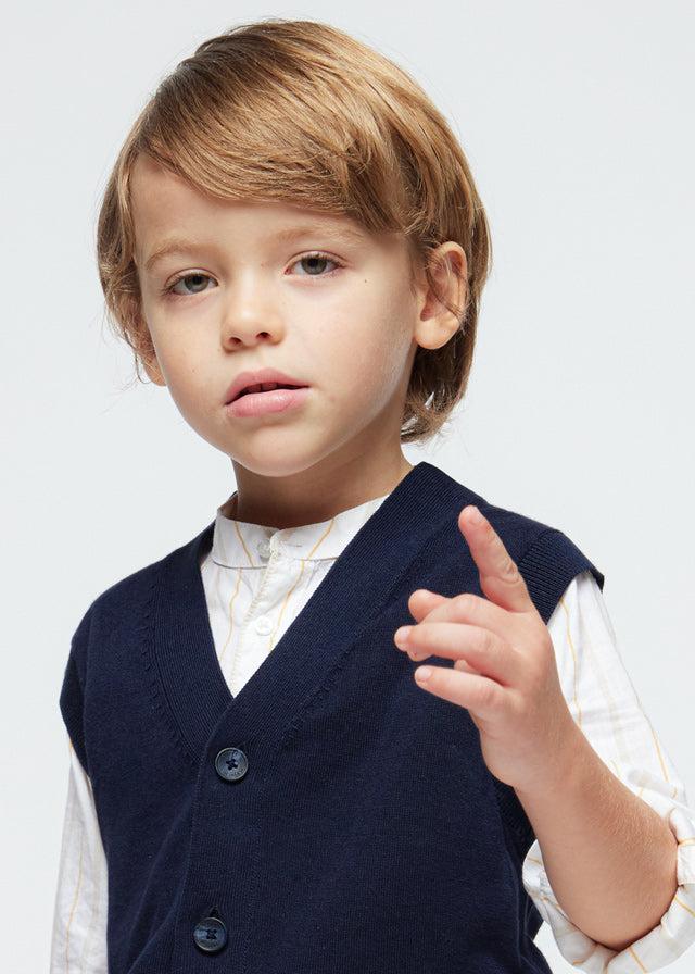 tiamia Chaleco tricot Better Cotton niño