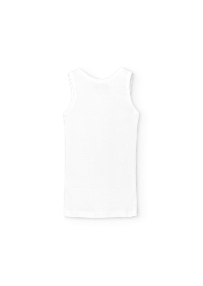 tiamia Camiseta niño tirante sport canalé Ofertas especiales