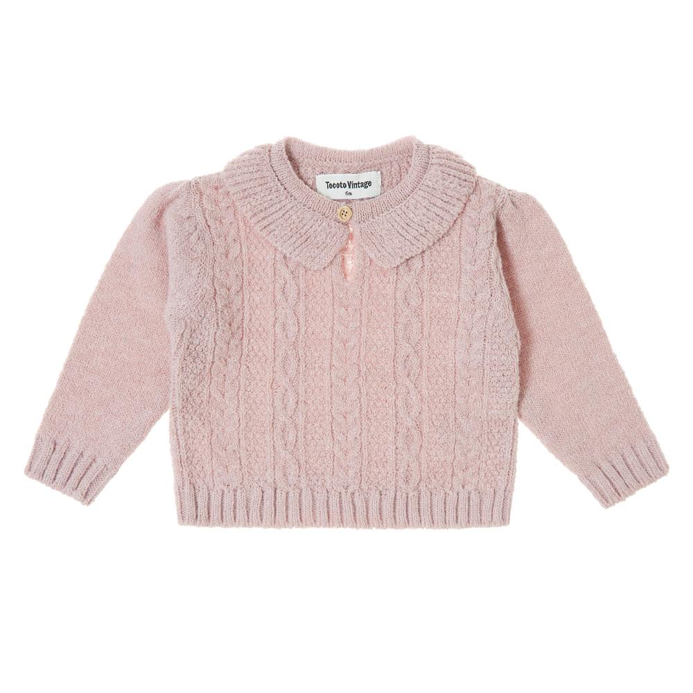 tocoto vintage JERSEY CUELLO VOLANTES