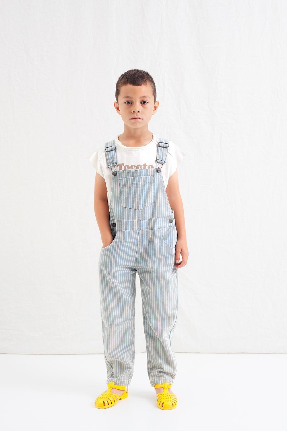 tocoto vintage PETO JEANS LISTADO