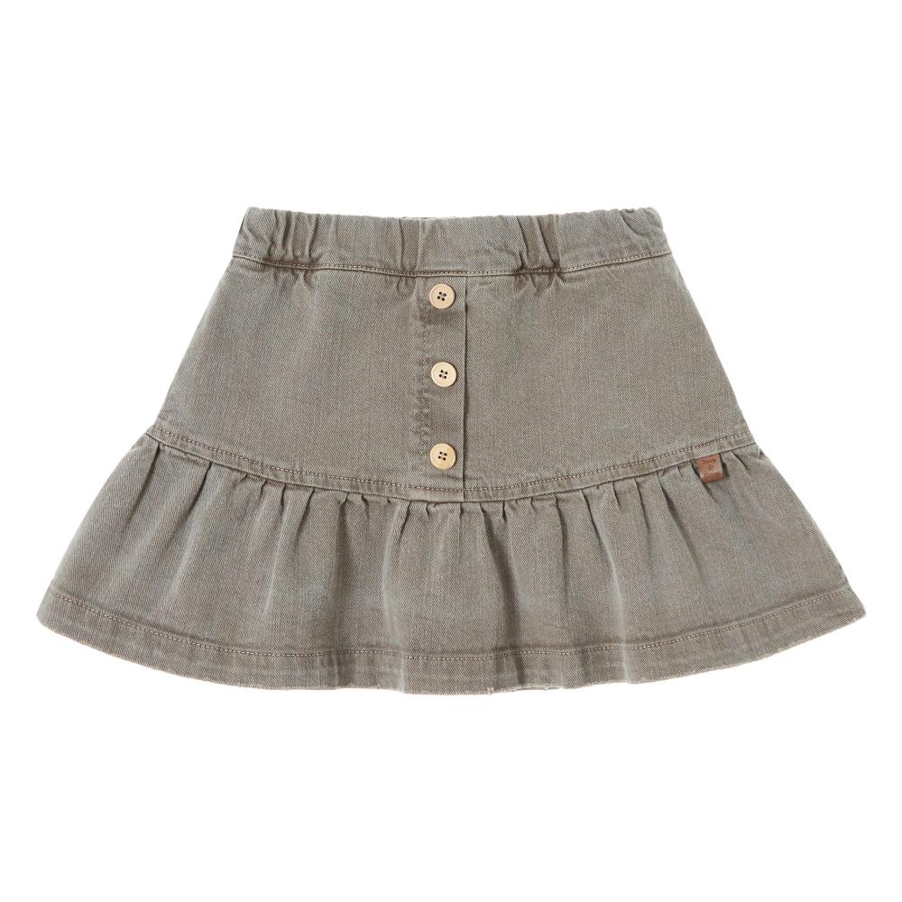 tocoto vintage FALDA VOLANTE DENIM COLORES