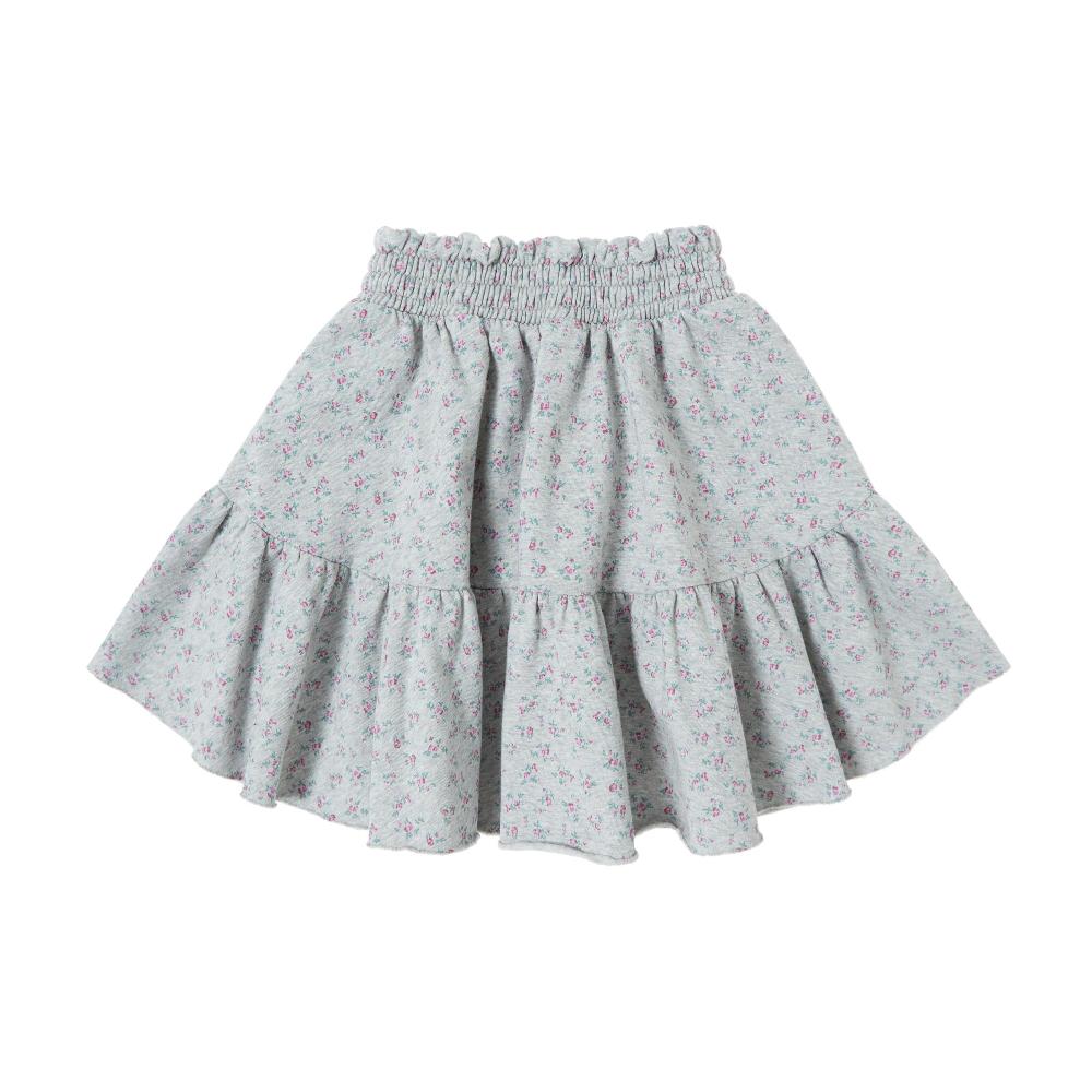 tocoto vintage MINI FALDA FELPA ESTAMPADO FLORES