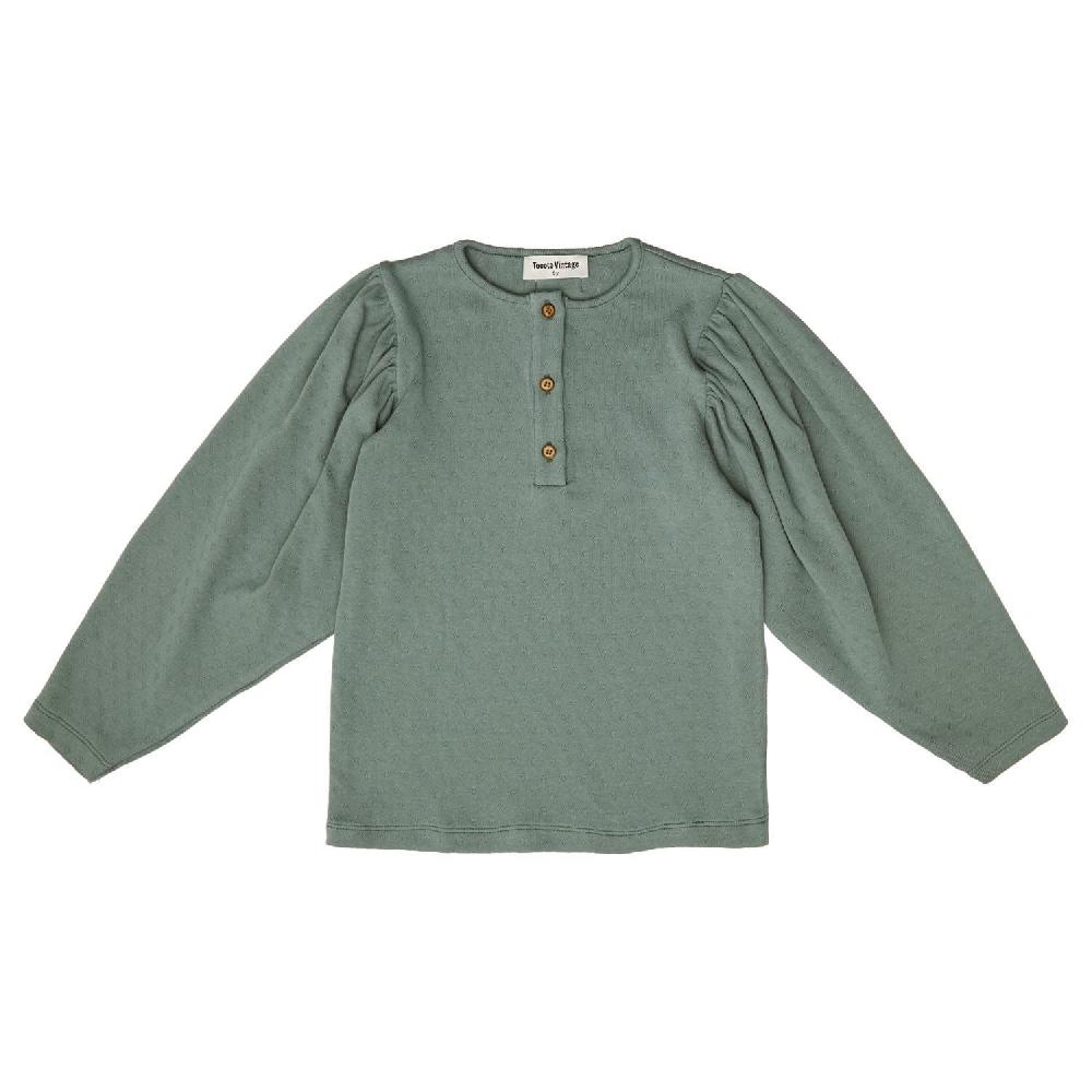 tocoto vintage Camiseta calada cuello redondo
