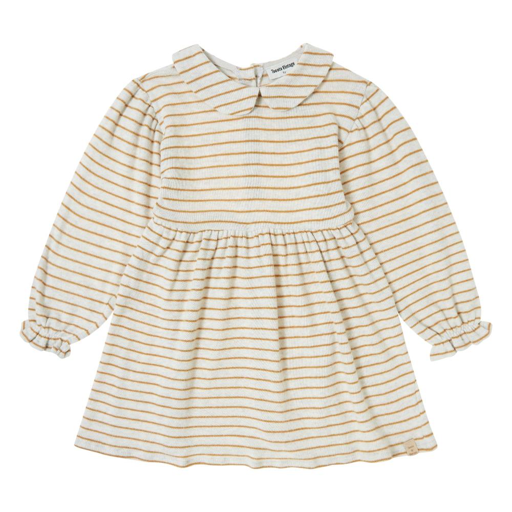 tocoto vintage VESTIDO KID PUNTO LISTADO