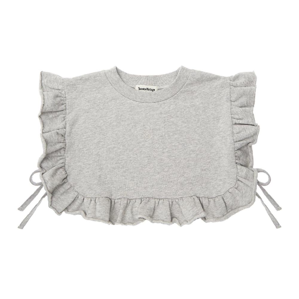 tocoto vintage Top felpa volantes