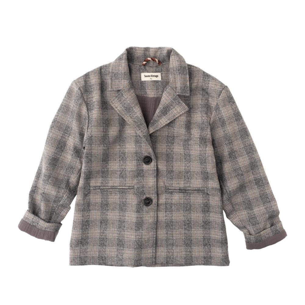tocoto vintage AMERICANA OVERSIZE CUADRO GALES