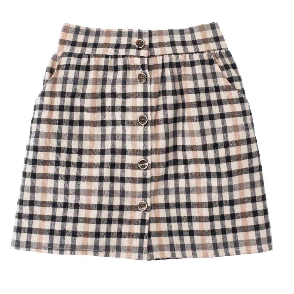 tocoto vintage MINI FALDA CUADROS LEÑADOR