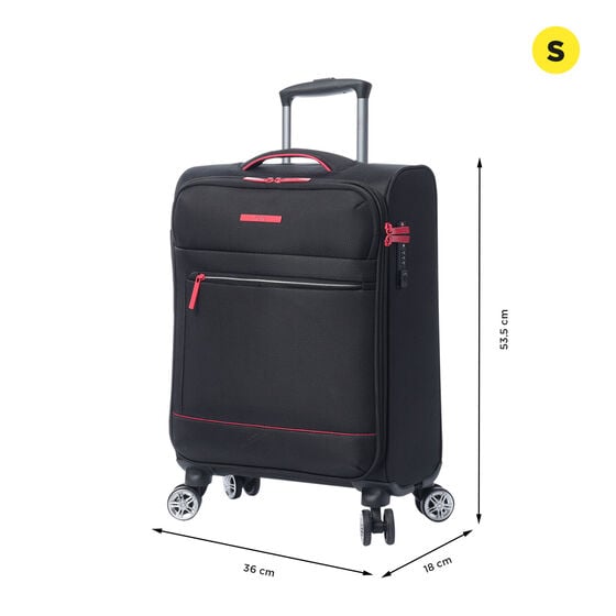 totto Maleta Liviana S - Black Descuento por venta flash