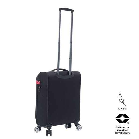 totto Maleta Liviana S - Black Descuento por venta flash