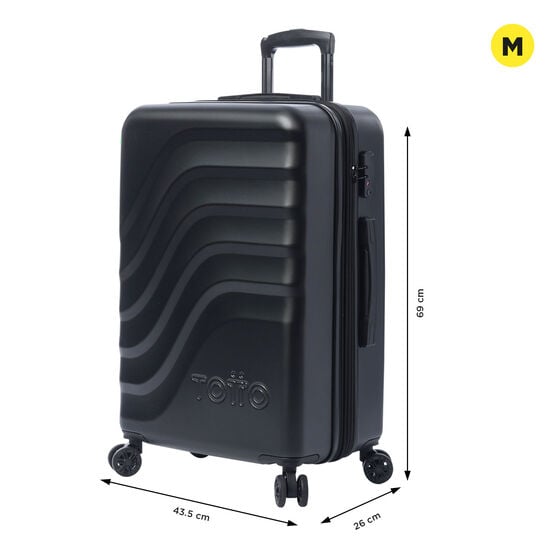 totto Maleta Bazy+ M - Black Outlet