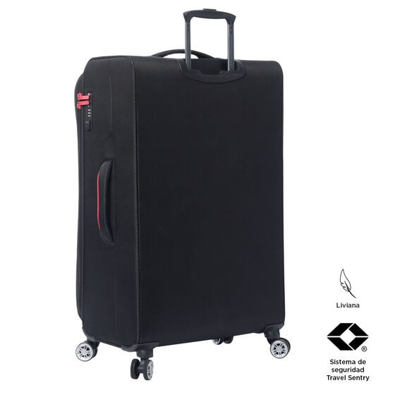 totto Maleta Liviana L - Black Rebajas