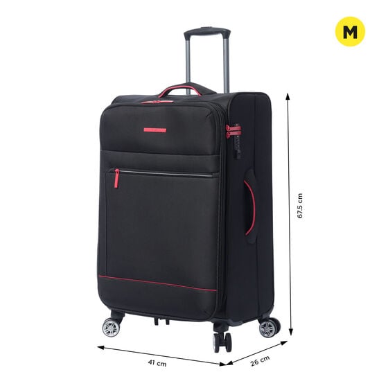 totto Maleta Liviana M - Black Ofertas